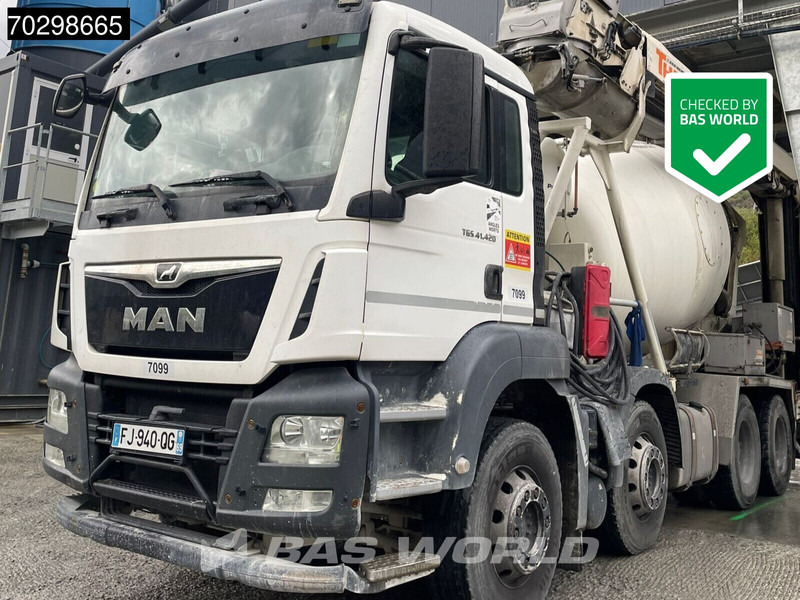 MAN TGS TGS 8X4 8m3 Putzmeister Mixer Big-Axle Steelsuspension Euro 6 - Camión hormigonera: foto 1 MAN TGS TGS 8X4 8m3 Putzmeister Mixer Big-Axle Steelsuspension Euro 6 - Camión hormigonera: foto 1