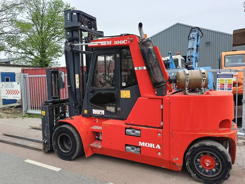 Carretilla elevadora de gas MORA M 100 C 10 ton heftrucl forklift stapler lpg gas: foto 1