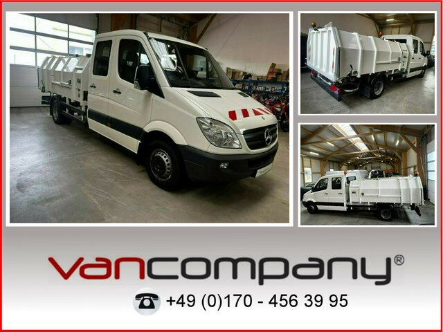 MERCEDES-BENZ Sprinter 516 CDI Müllwagen Papierkorbsammelfzg.... - Camión de basura: foto 1 MERCEDES-BENZ Sprinter 516 CDI Müllwagen Papierkorbsammelfzg.... - Camión de basura: foto 1