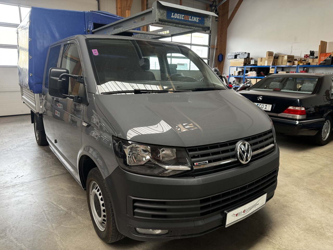 Volkswagen T6 Doka 2.0 TDI 4Motion Plane puregrey - Furgoneta con caja de lona, Furgoneta combi: foto 3 Volkswagen T6 Doka 2.0 TDI 4Motion Plane puregrey - Furgoneta con caja de lona, Furgoneta combi: foto 3