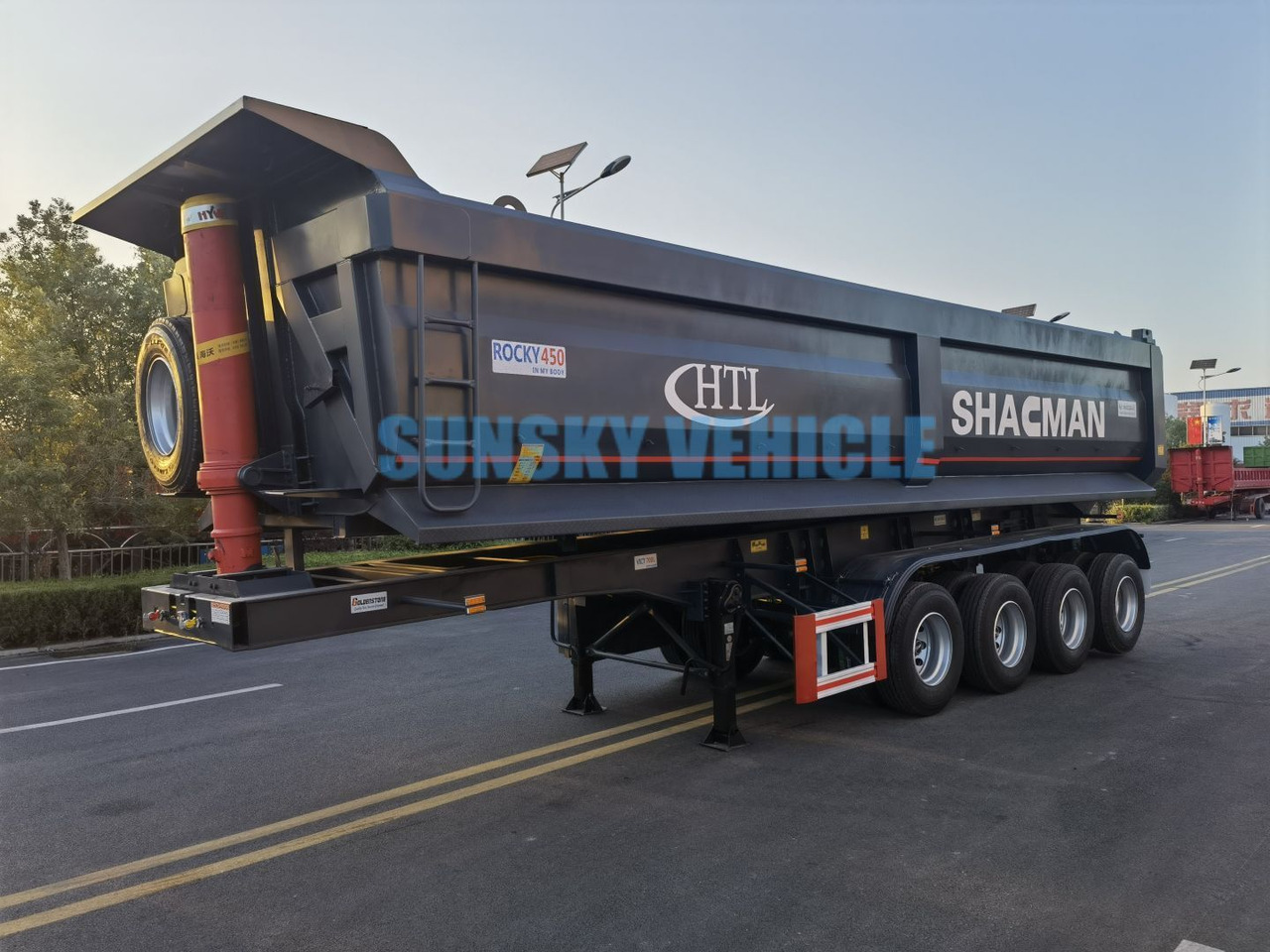 SUNSKY 3/4-Axle Dump Trailer - Semirremolque volquete: foto 3 SUNSKY 3/4-Axle Dump Trailer - Semirremolque volquete: foto 3
