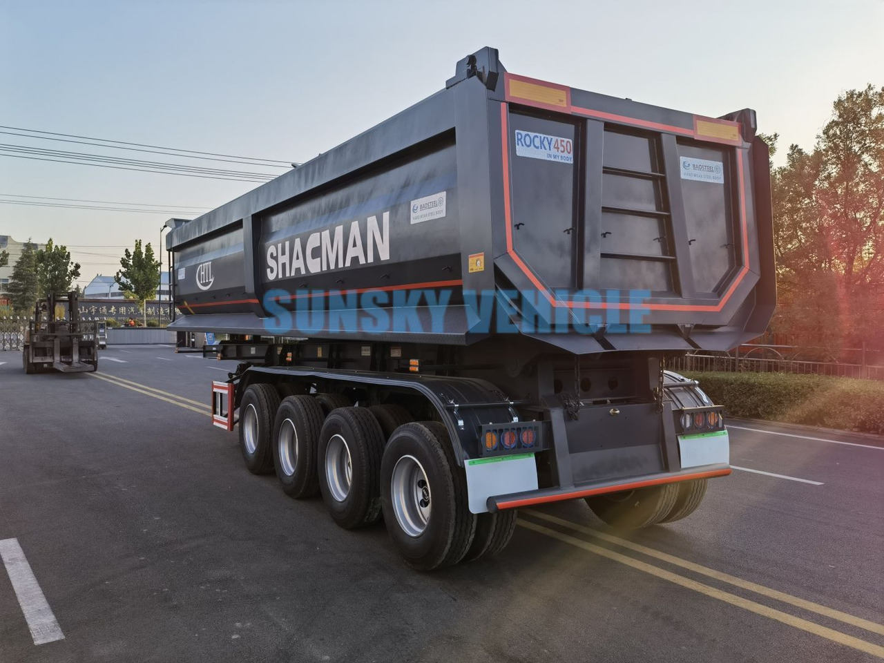 SUNSKY 3/4-Axle Dump Trailer - Semirremolque volquete: foto 4 SUNSKY 3/4-Axle Dump Trailer - Semirremolque volquete: foto 4