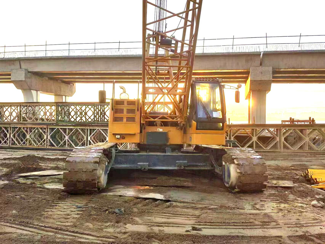 XCMG Official 75 Ton Mechanical Crawler Crane XGC75 Used Hydraulic Mobile Crane Hot Sale - Grúa sobre orugas: foto 2 XCMG Official 75 Ton Mechanical Crawler Crane XGC75 Used Hydraulic Mobile Crane Hot Sale - Grúa sobre orugas: foto 2