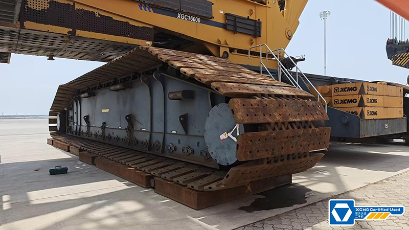 Grúa sobre orugas XCMG XGC16000 1250 ton 2020 used mobile crawler crane price: foto 8