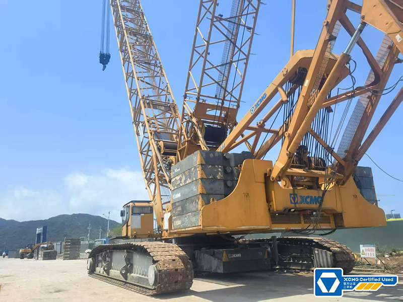 Grúa sobre orugas XCMG XGC500 500ton used hydraulic lift machine price: foto 9