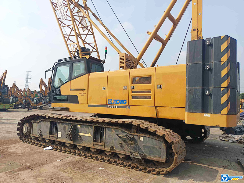 XCMG XGC75 small used 75ton crwler crane mobile with with Main Boom 58m - Grúa sobre orugas: foto 2 XCMG XGC75 small used 75ton crwler crane mobile with with Main Boom 58m - Grúa sobre orugas: foto 2