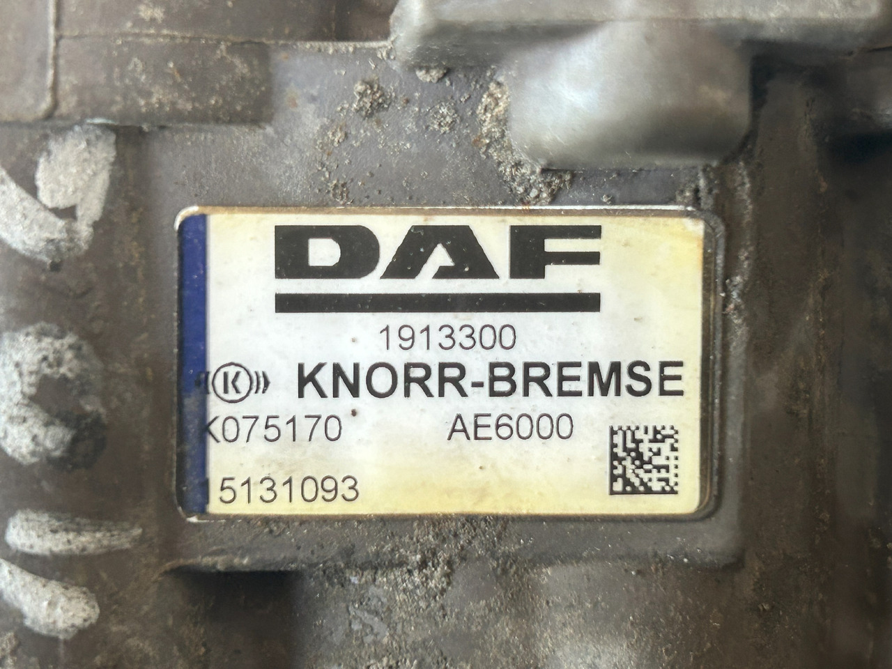 DAF CF XF 106 480 APU KIT ZEL2100 1973210 ( ELA1000 + AE6000) - Válvula de freno: foto 5 DAF CF XF 106 480 APU KIT ZEL2100 1973210 ( ELA1000 + AE6000) - Válvula de freno: foto 5