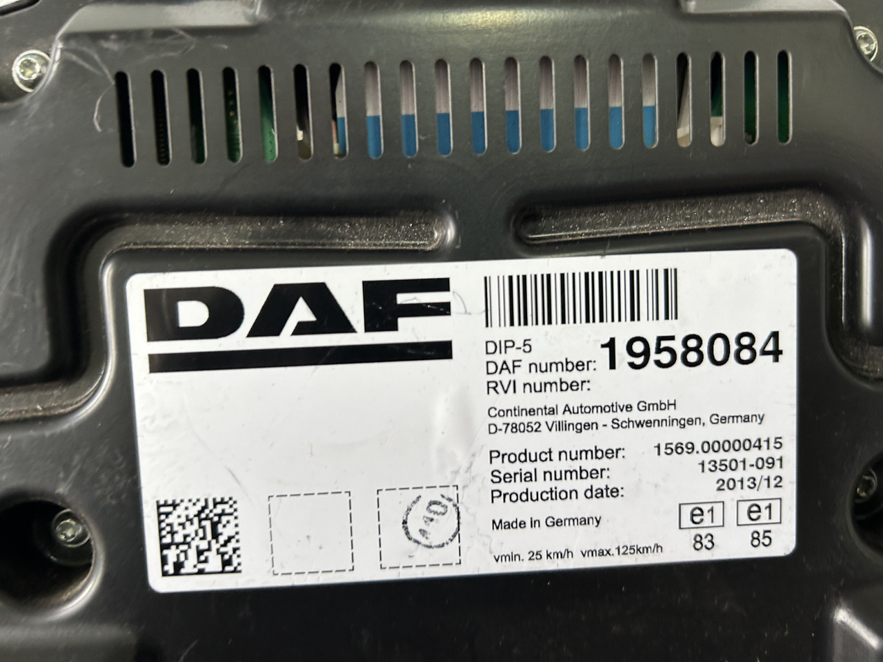 DAF DAF XF 106 CLOCK COUNTER 1958084 - Salpicadero: foto 3 DAF DAF XF 106 CLOCK COUNTER 1958084 - Salpicadero: foto 3