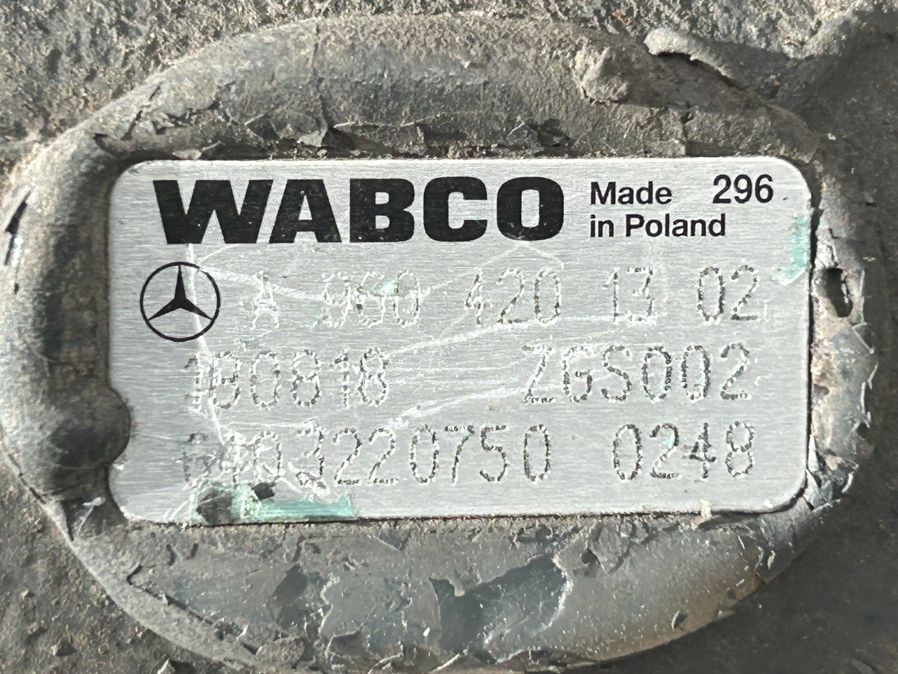 WABCO BRAKE CALIPER REAR LEFT MERCEDES ACTROS MP4 - Pinza de freno: foto 5 WABCO BRAKE CALIPER REAR LEFT MERCEDES ACTROS MP4 - Pinza de freno: foto 5