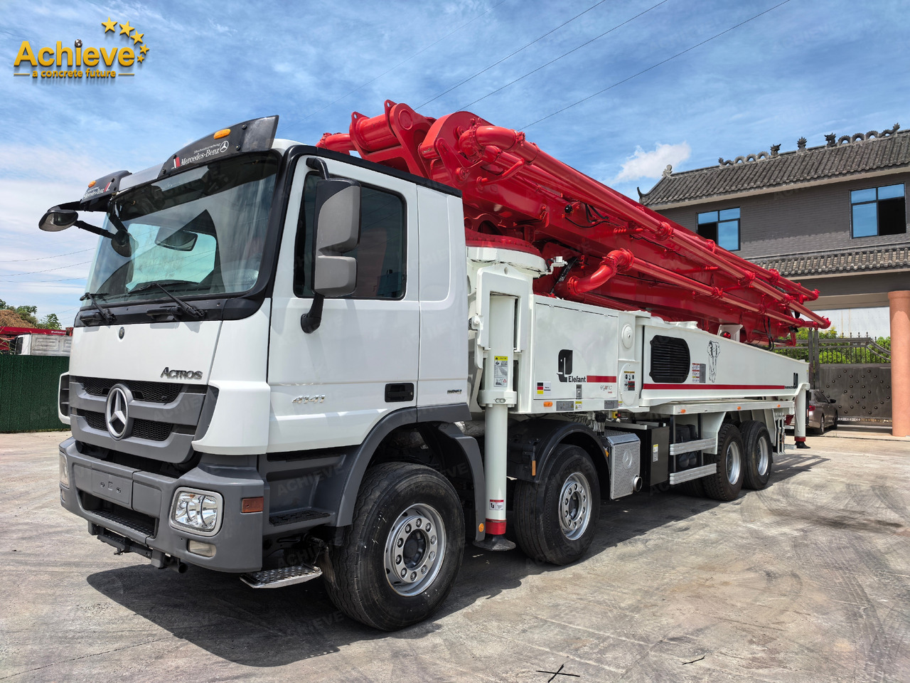 Putzmeister Putzmeister M56-4RZ Actros 4141Mercedes-Benz Concrete pump truck 【ACHIEVE】TOP CONDITION!!! - Bomba de hormigón: foto 5 Putzmeister Putzmeister M56-4RZ Actros 4141Mercedes-Benz Concrete pump truck 【ACHIEVE】TOP CONDITION!!! - Bomba de hormigón: foto 5