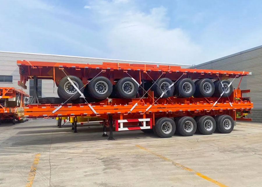 Flatbed New Flatbed Semi Trailer For Bulk Carrier - Semirremolque volquete: foto 4 Flatbed New Flatbed Semi Trailer For Bulk Carrier - Semirremolque volquete: foto 4
