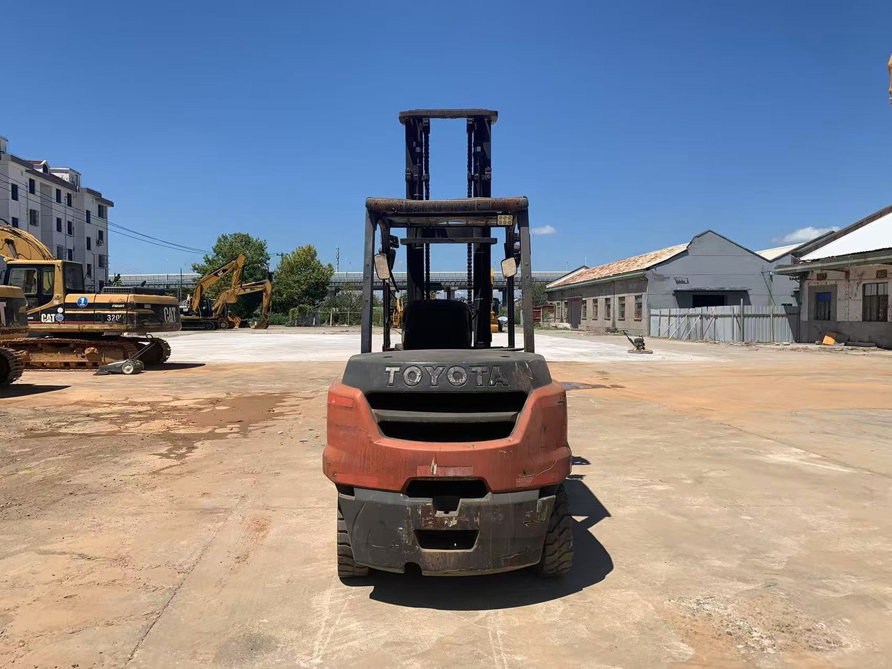 Toyota FD50 Forklift Original Color Japan Forklift with High Mast - Carretilla elevadora diésel: foto 4 Toyota FD50 Forklift Original Color Japan Forklift with High Mast - Carretilla elevadora diésel: foto 4