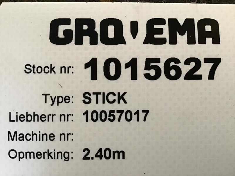 Liebherr Stick - Implemento: foto 1 Liebherr Stick - Implemento: foto 1