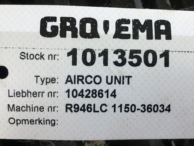 Liebherr Airco Unit - Compresor de aire acondicionado: foto 3 Liebherr Airco Unit - Compresor de aire acondicionado: foto 3
