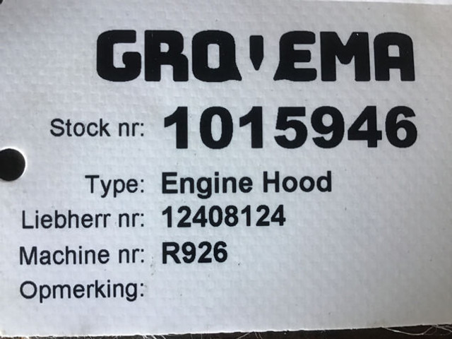 Liebherr Bonnet Right - Capota: foto 4 Liebherr Bonnet Right - Capota: foto 4