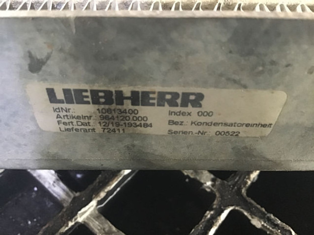 Liebherr Capacitor Unit - Pieza de aire acondicionado: foto 2 Liebherr Capacitor Unit - Pieza de aire acondicionado: foto 2