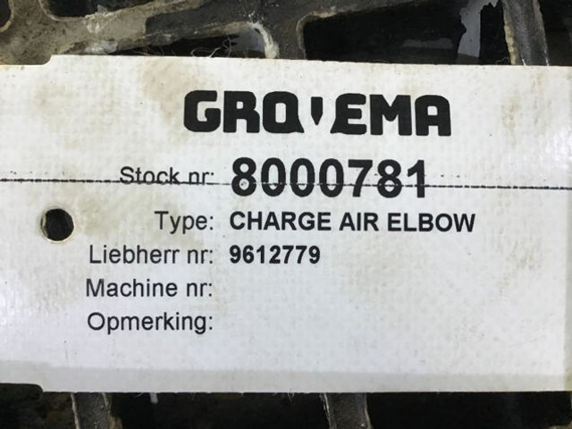 Liebherr Charge Air Elbow - Tubo de admisión de aire: foto 5 Liebherr Charge Air Elbow - Tubo de admisión de aire: foto 5