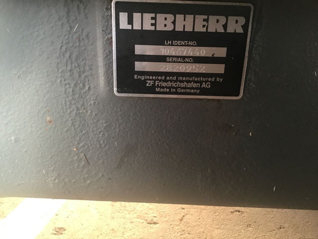 Liebherr Rearaxle - Eje y piezas: foto 3 Liebherr Rearaxle - Eje y piezas: foto 3