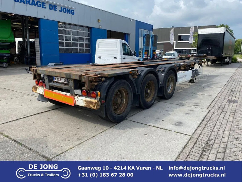 Krone SD 27 / Container Chassis / BPW + Drum / 1x Extendable / 45 FT - Semirremolque portacontenedore/ Intercambiable: foto 1 Krone SD 27 / Container Chassis / BPW + Drum / 1x Extendable / 45 FT - Semirremolque portacontenedore/ Intercambiable: foto 1