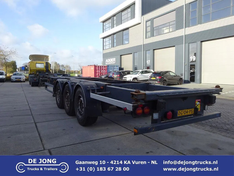Schmitz Cargobull SCF 24G / MB + DISC / 40-45FT / 1x Lift axle - Semirremolque portacontenedore/ Intercambiable: foto 1 Schmitz Cargobull SCF 24G / MB + DISC / 40-45FT / 1x Lift axle - Semirremolque portacontenedore/ Intercambiable: foto 1