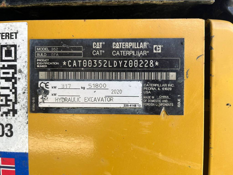 Cat 352-07A NEXT GEN - Excavadora de cadenas: foto 5 Cat 352-07A NEXT GEN - Excavadora de cadenas: foto 5
