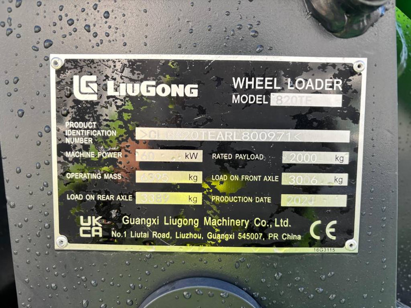 LIUGONG 820 TE Electric - Cargadora de ruedas: foto 5 LIUGONG 820 TE Electric - Cargadora de ruedas: foto 5