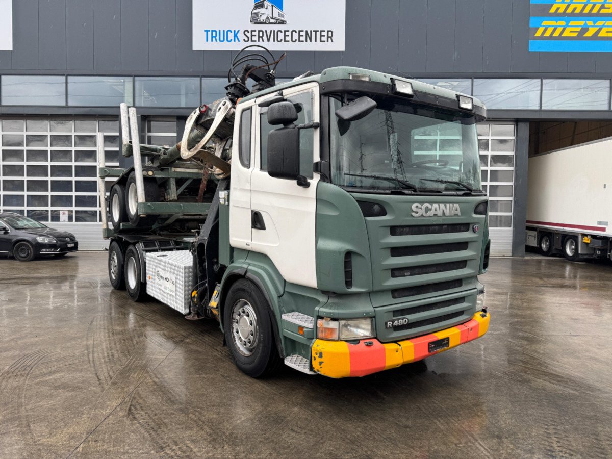 SCANIA R480 6x2 Loglift F265 mit Dolly - Camión forestal: foto 3 SCANIA R480 6x2 Loglift F265 mit Dolly - Camión forestal: foto 3