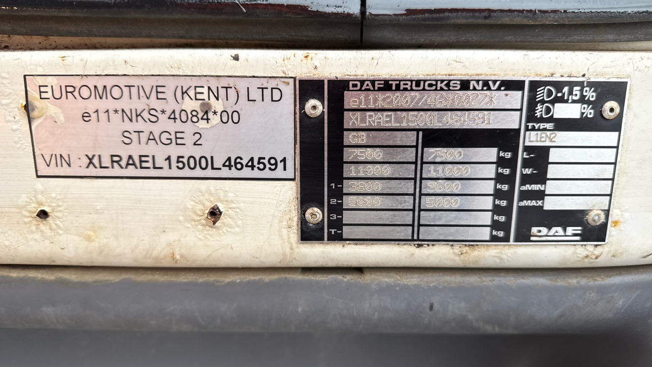 Camión caja abierta Daf LF 150: foto 12 Camión caja abierta Daf LF 150: foto 12