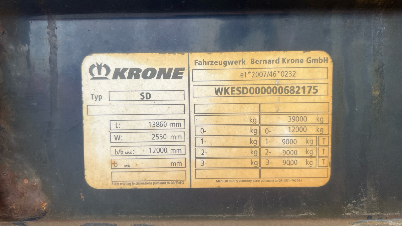 Remolque KRONE CURTAINSIDE  MEGA EUROLINER: foto 13