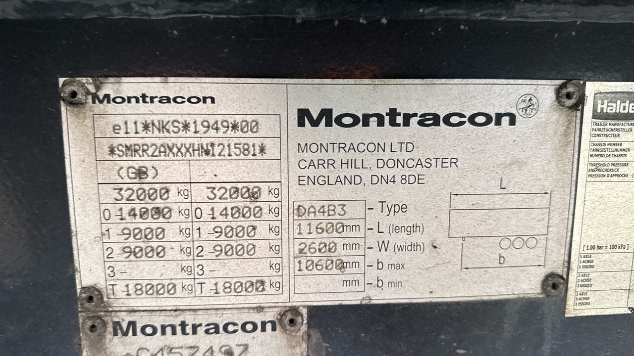 Remolque MONTRACON FRIDGE BOX: foto 12 Remolque MONTRACON FRIDGE BOX: foto 12