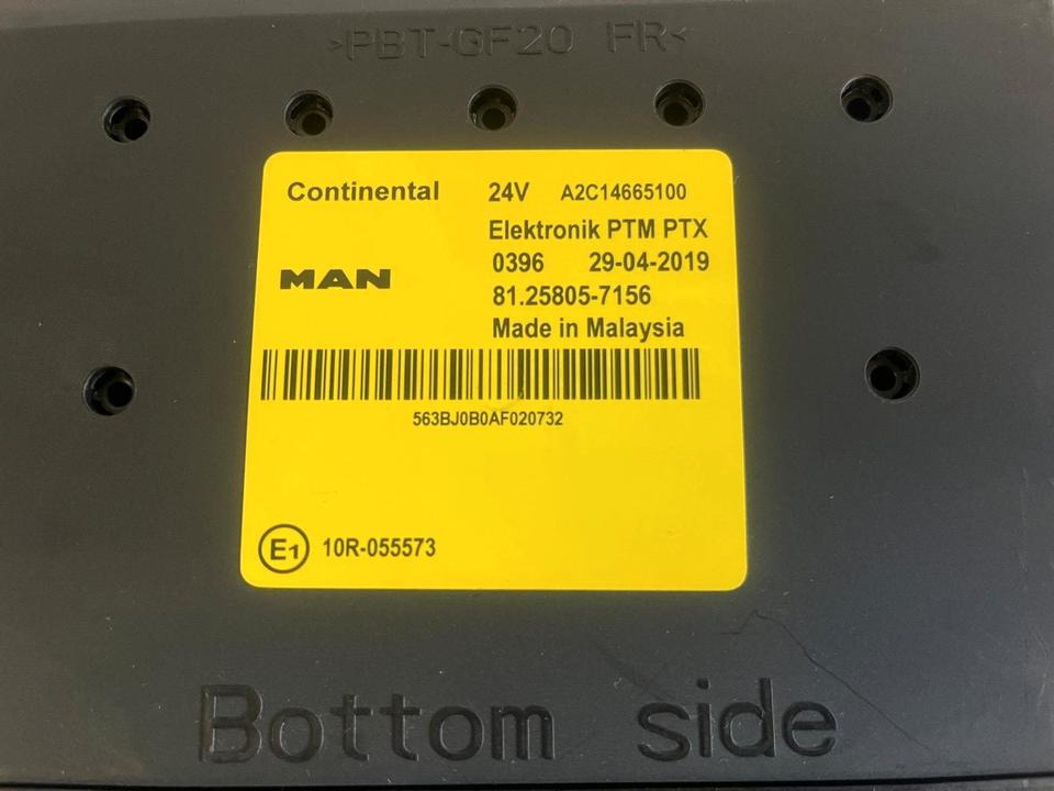 MAN Continental Elektronik PTM PTX Steuergerät 81.25805-7156 - Unidad de control para Camión: foto 3 MAN Continental Elektronik PTM PTX Steuergerät 81.25805-7156 - Unidad de control para Camión: foto 3