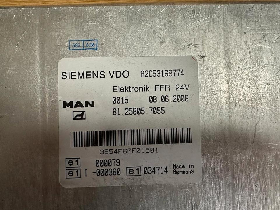 MAN SIEMENS VDO ELEKTRONIK FFR Steuergerät 81.25805.7055 - Unidad de control para Camión: foto 2 MAN SIEMENS VDO ELEKTRONIK FFR Steuergerät 81.25805.7055 - Unidad de control para Camión: foto 2