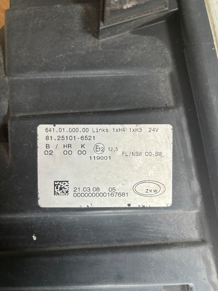 MAN TGX/TGS Nebelscheinwerfer Links 81.25101-6521 - Faro antiniebla para Camión: foto 4 MAN TGX/TGS Nebelscheinwerfer Links 81.25101-6521 - Faro antiniebla para Camión: foto 4