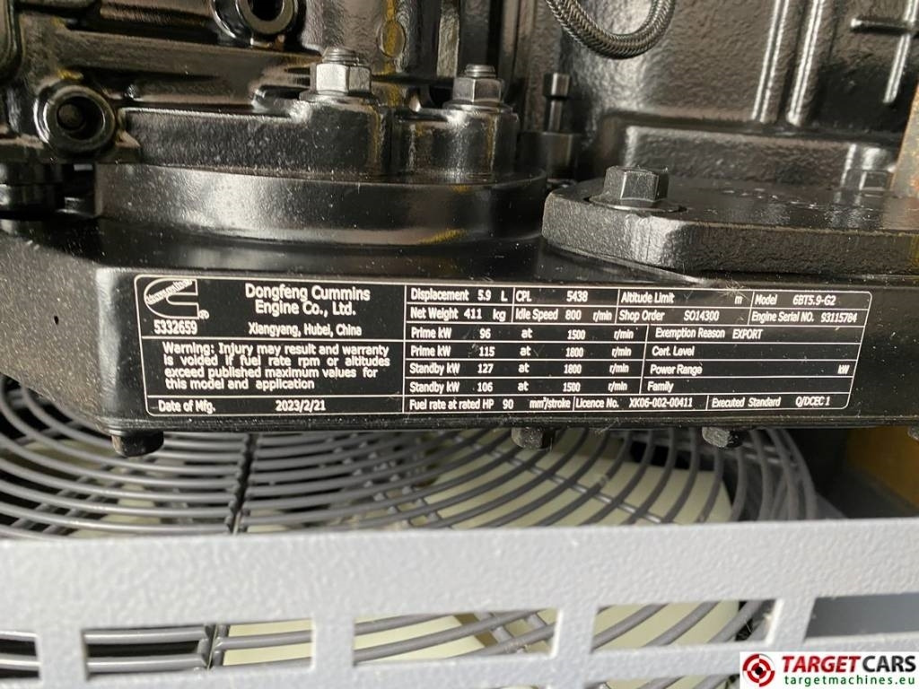 Leasing de Atlas Copco QES100 Diesel 100KVA Generator 400/230V Unused  Atlas Copco QES100 Diesel 100KVA Generator 400/230V Unused: foto 13