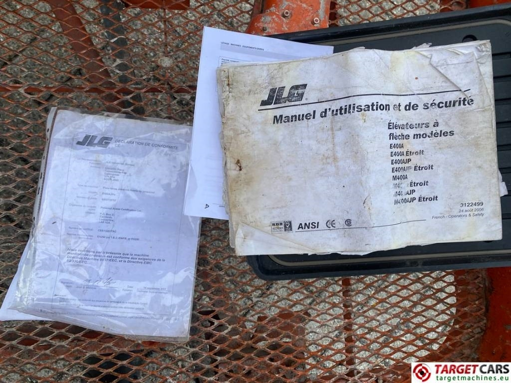 Plataforma articulada JLG E400AJPN Jib Plus Articulated Electric BoomLift: foto 31