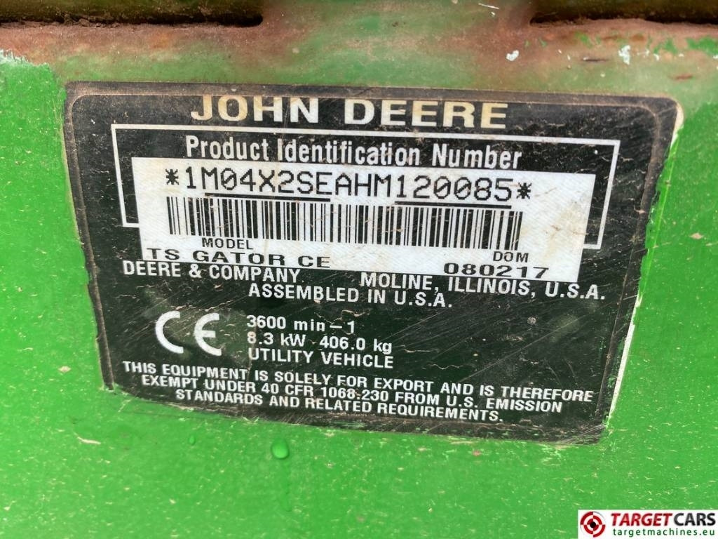 Cuadrimoto John Deere Gator TS Petrol UTV Utility: foto 19