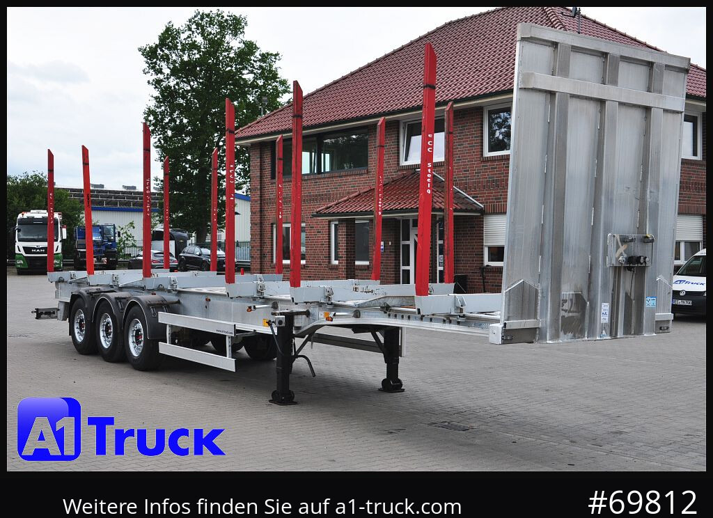 BENALU Timberliner, Vollalu, 2x Liftachse, Lang-Holz, - Semirremolque forestal: foto 1 BENALU Timberliner, Vollalu, 2x Liftachse, Lang-Holz, - Semirremolque forestal: foto 1