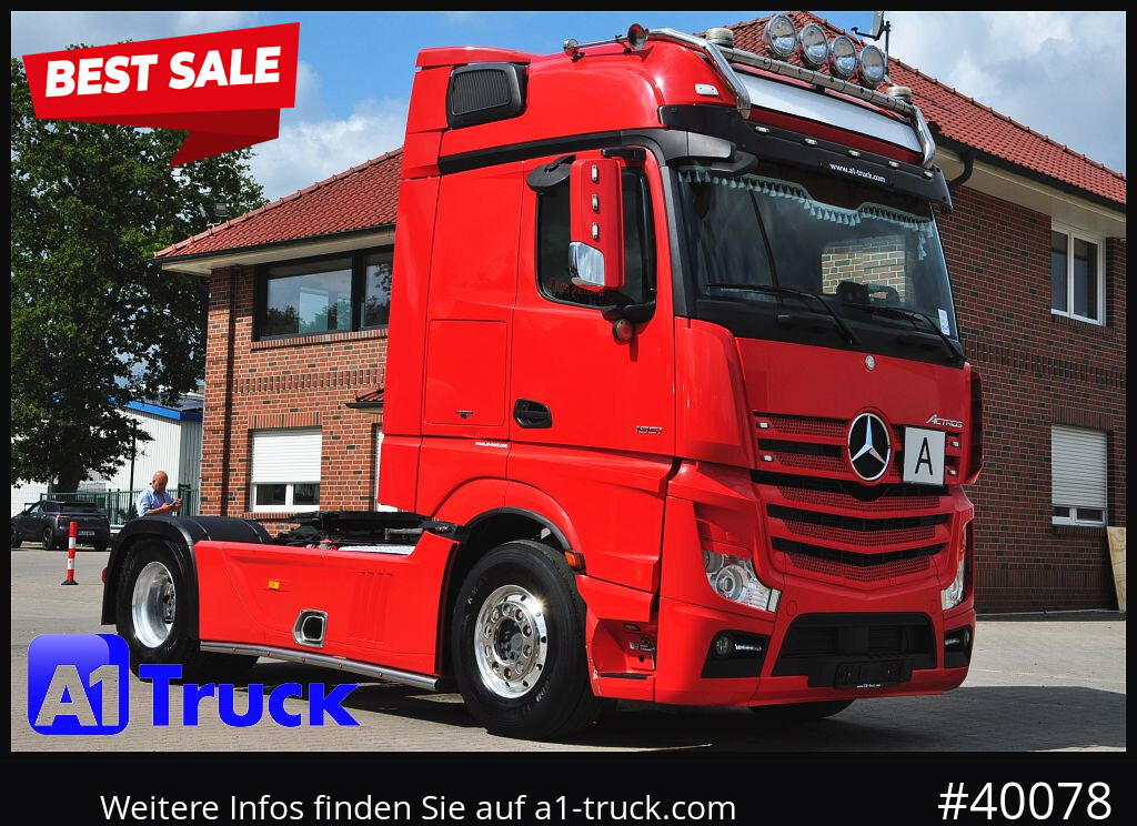 MERCEDES-BENZ Actros 1851LL BigSpace, Hydraulik, Retarder - Cabeza tractora: foto 1 MERCEDES-BENZ Actros 1851LL BigSpace, Hydraulik, Retarder - Cabeza tractora: foto 1