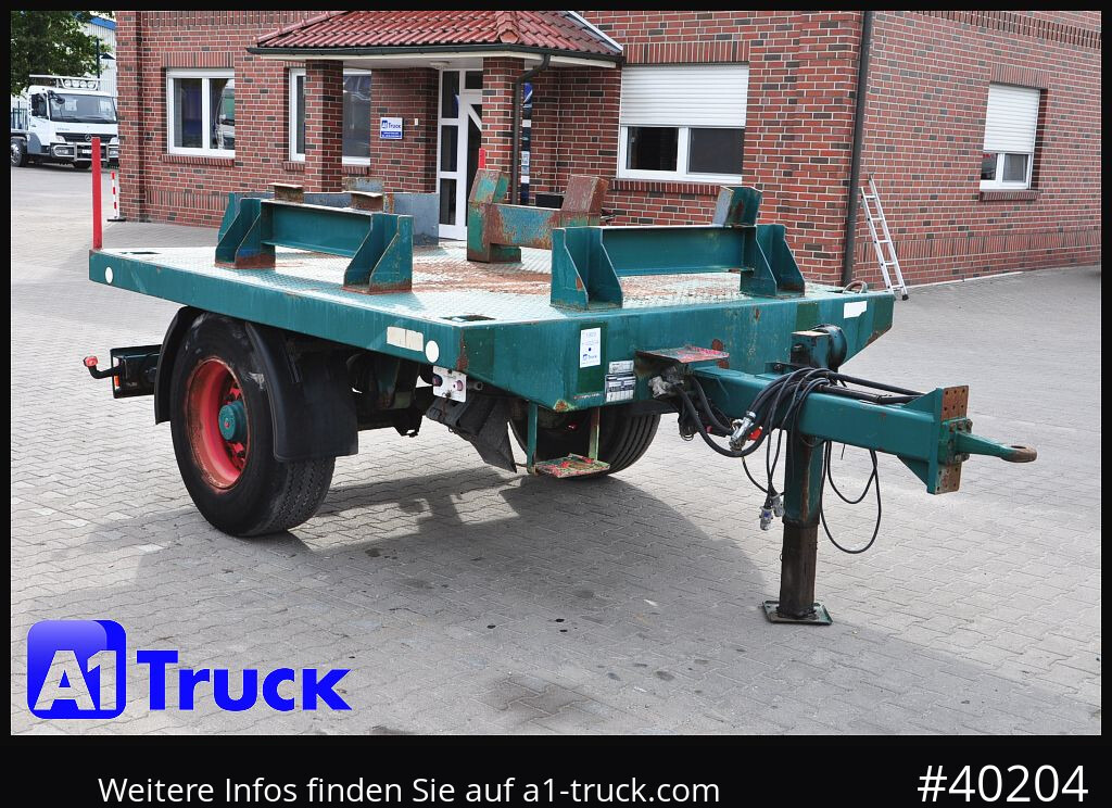 GOLDHOFER Ballast Anh. Obermaier, 10 tonnen SAF, - Remolque caja abierta: foto 1 GOLDHOFER Ballast Anh. Obermaier, 10 tonnen SAF, - Remolque caja abierta: foto 1
