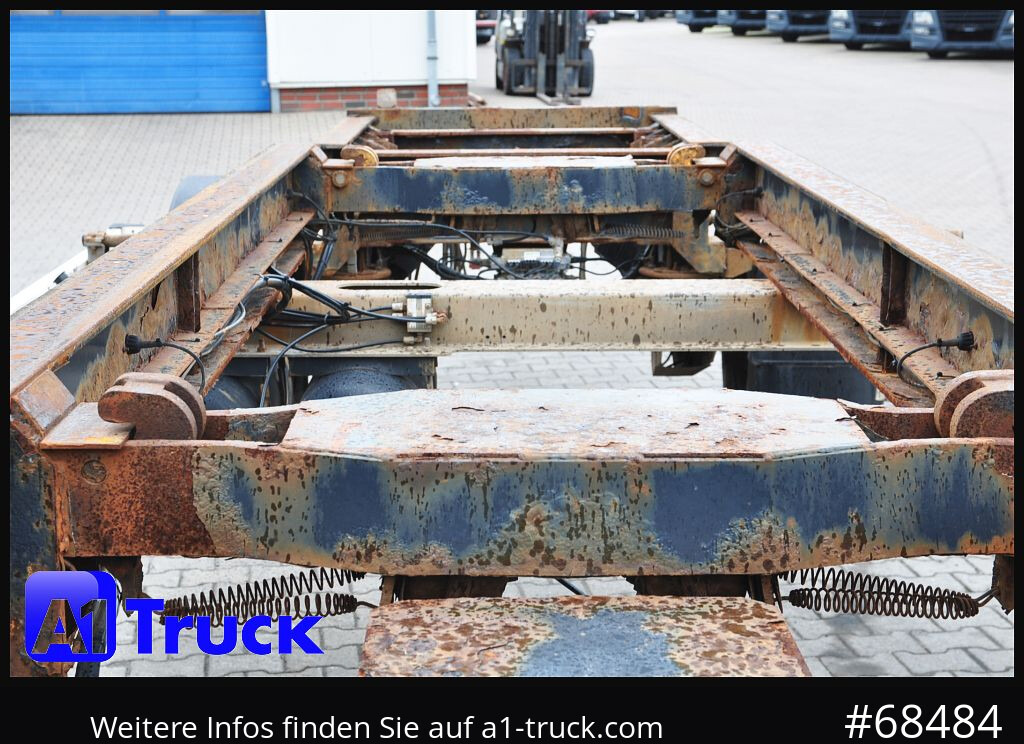 HUEFFERMANN HSA 1870, Abrollanhänger, Schlitten, - Remolque multilift/ Portacontenedores de cadenas: foto 2 HUEFFERMANN HSA 1870, Abrollanhänger, Schlitten, - Remolque multilift/ Portacontenedores de cadenas: foto 2