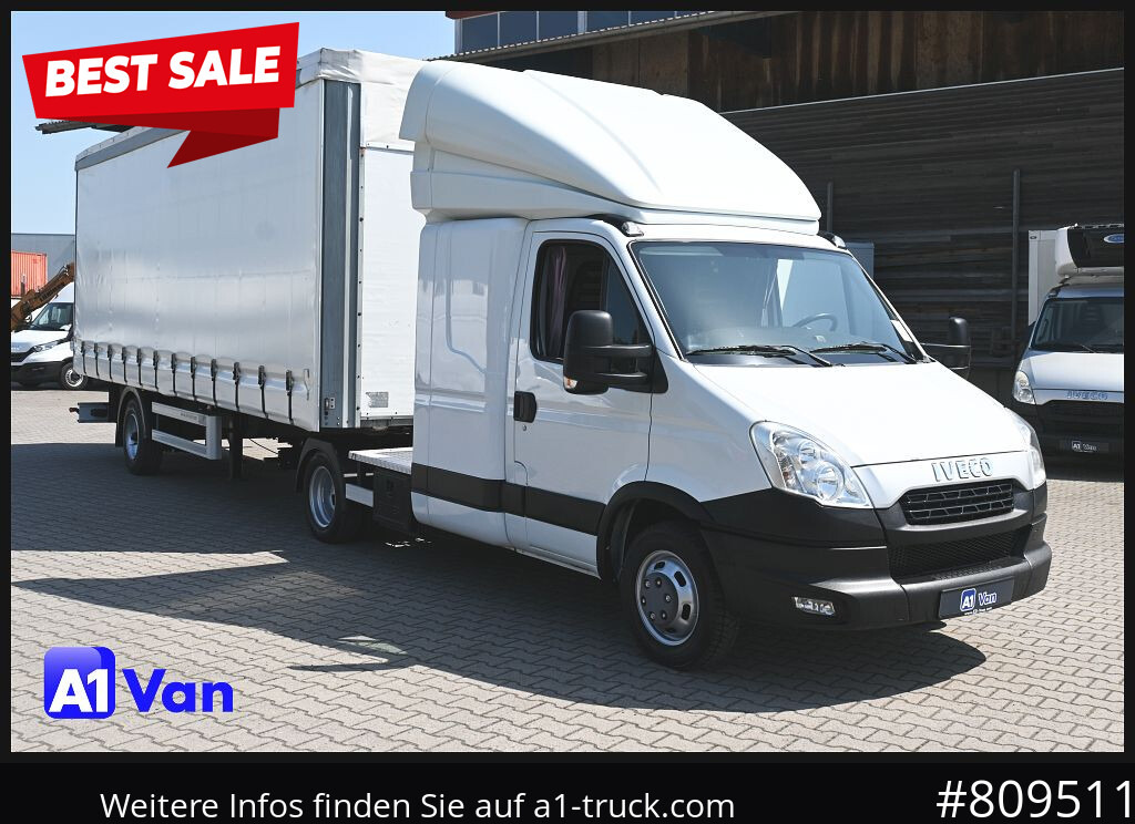 IVECO Daily 50C17 SZM, Klima, Tempomat, Schlafplatz - Furgoneta con caja de lona: foto 1 IVECO Daily 50C17 SZM, Klima, Tempomat, Schlafplatz - Furgoneta con caja de lona: foto 1