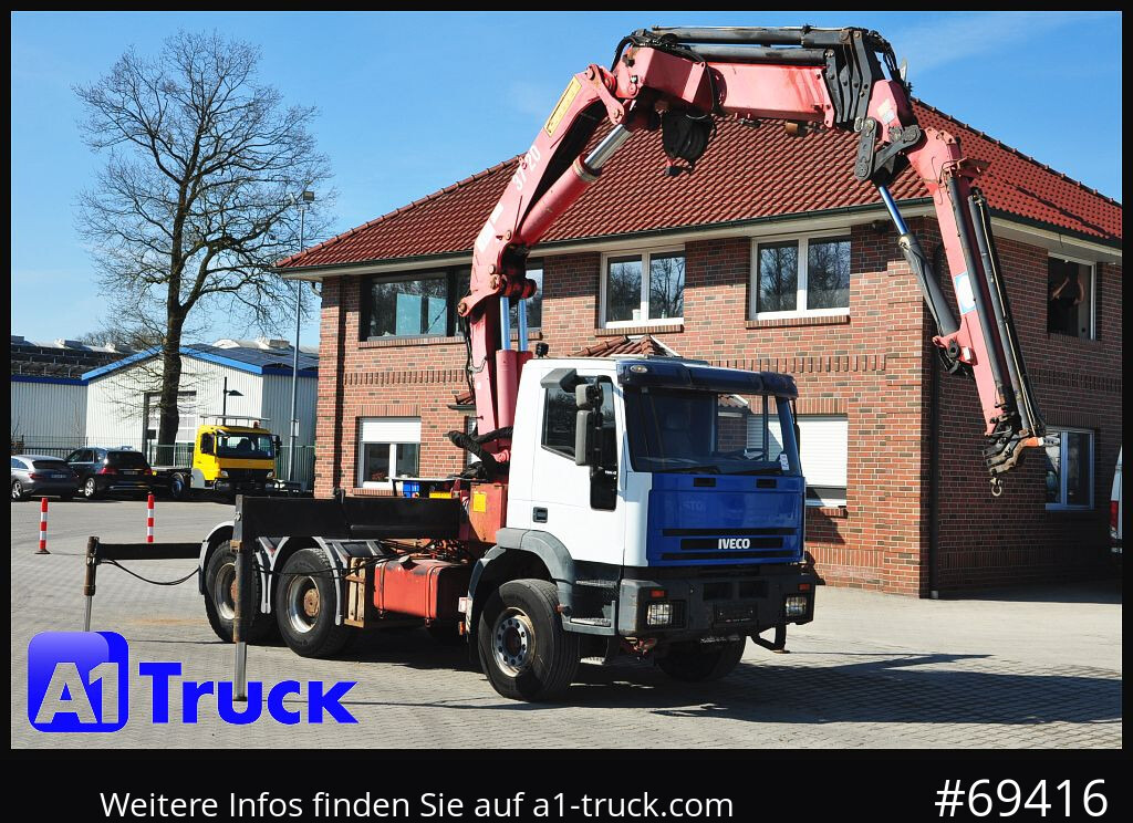 IVECO-MAGIRUS 420 6x4, HMF3722 Jib Funk Seilwinde, - Camión grúa: foto 1 IVECO-MAGIRUS 420 6x4, HMF3722 Jib Funk Seilwinde, - Camión grúa: foto 1