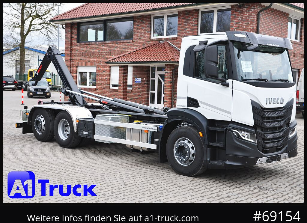 IVECO X-Way AD280X42, HIAB Multilift, Lenk- Liftachse, - Camión multibasculante: foto 1 IVECO X-Way AD280X42, HIAB Multilift, Lenk- Liftachse, - Camión multibasculante: foto 1