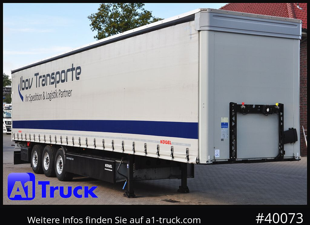 KOEGEL S 24, Liftache, Palettenkasten, 1 Vorbesitzer - Semirremolque lona: foto 1 KOEGEL S 24, Liftache, Palettenkasten, 1 Vorbesitzer - Semirremolque lona: foto 1
