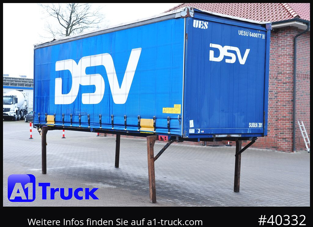 KRONE 7.45 BDF Wechselbrücke, Schiebeplane - Toldo carrocería: foto 1 KRONE 7.45 BDF Wechselbrücke, Schiebeplane - Toldo carrocería: foto 1