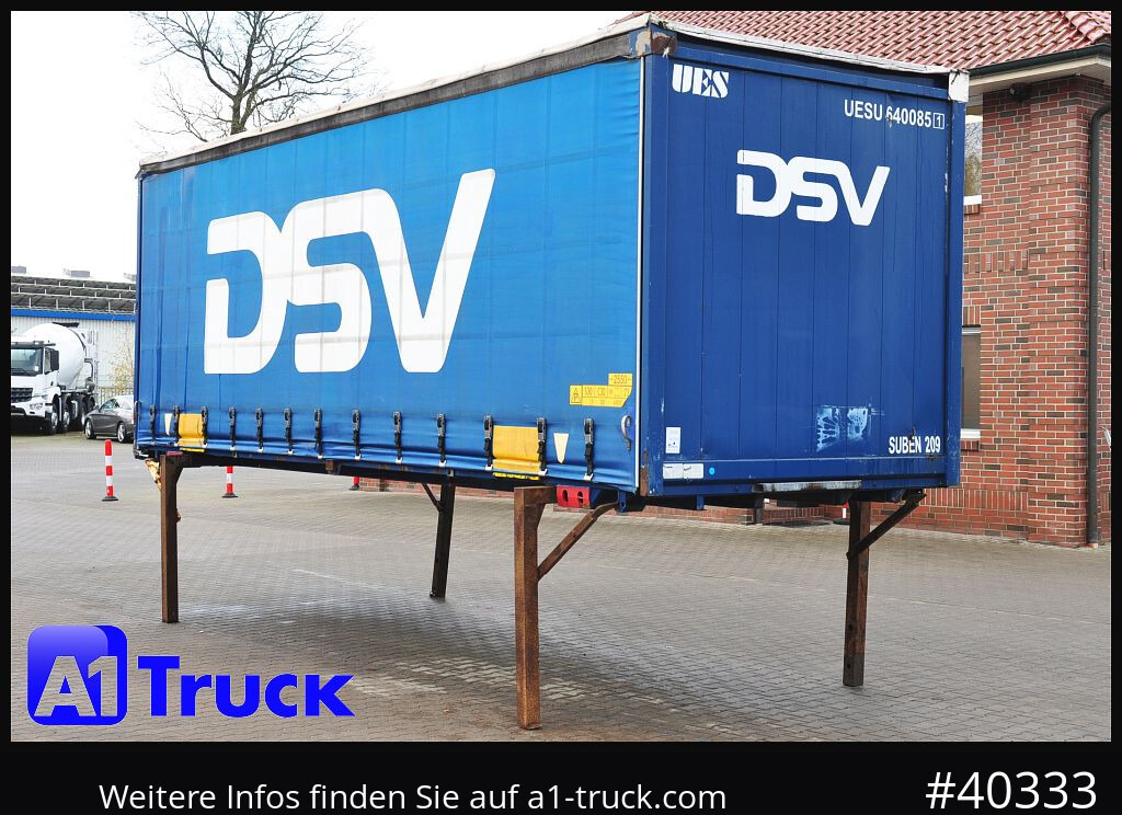 KRONE 7.45 BDF Wechselbrücke, Schiebeplane - Toldo carrocería: foto 1 KRONE 7.45 BDF Wechselbrücke, Schiebeplane - Toldo carrocería: foto 1