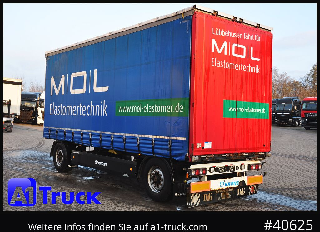 Remolque con toldo KRONE AZP 18, Maxi, 2800mm innen, Edscha,: foto 11 Remolque con toldo KRONE AZP 18, Maxi, 2800mm innen, Edscha,: foto 11