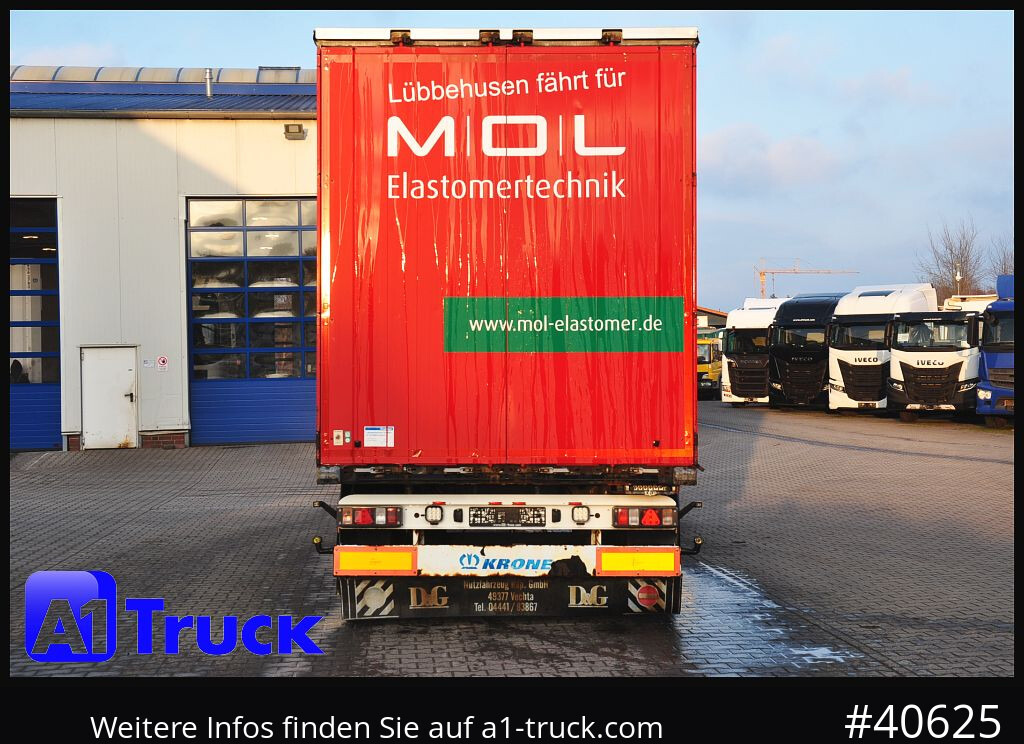 Remolque con toldo KRONE AZP 18, Maxi, 2800mm innen, Edscha,: foto 10 Remolque con toldo KRONE AZP 18, Maxi, 2800mm innen, Edscha,: foto 10