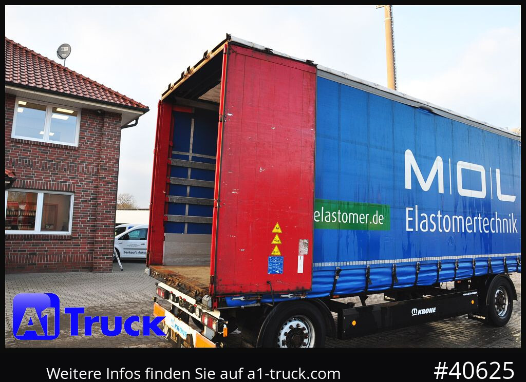 Remolque con toldo KRONE AZP 18, Maxi, 2800mm innen, Edscha,: foto 14 Remolque con toldo KRONE AZP 18, Maxi, 2800mm innen, Edscha,: foto 14