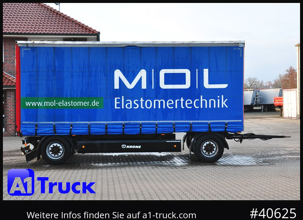 Remolque con toldo KRONE AZP 18, Maxi, 2800mm innen, Edscha,: foto 8 Remolque con toldo KRONE AZP 18, Maxi, 2800mm innen, Edscha,: foto 8